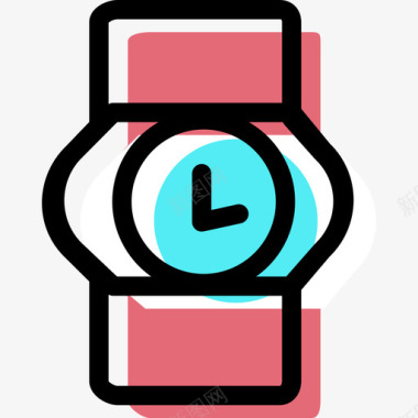 手表时间资产颜色图标图标