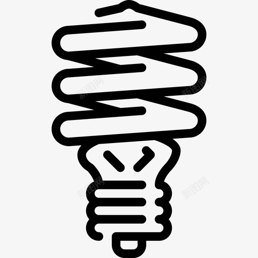 灯泡能量2线性图标svg_新图网 https://ixintu.com 灯泡 线性 能量2