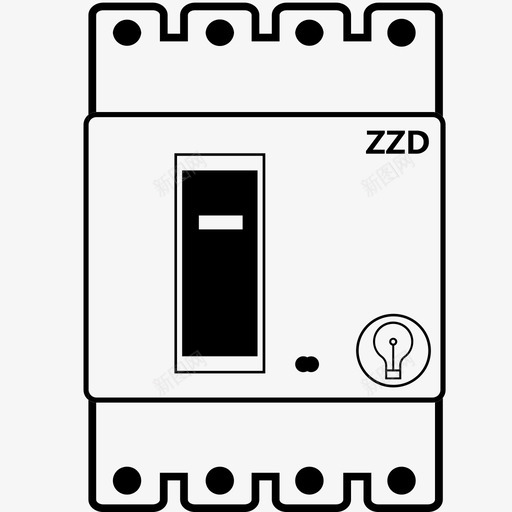 照明柜主断路器svg_新图网 https://ixintu.com 照明柜主断路器