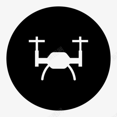无人机播种空中播种无人机摄像机图标图标