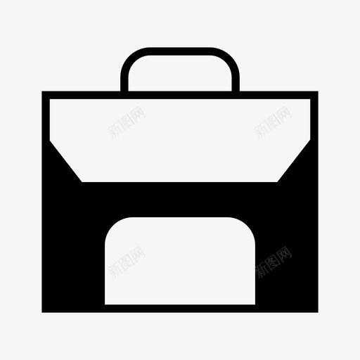 公文包行李手提包图标svg_新图网 https://ixintu.com 公文包 半公文包 手提包 行李