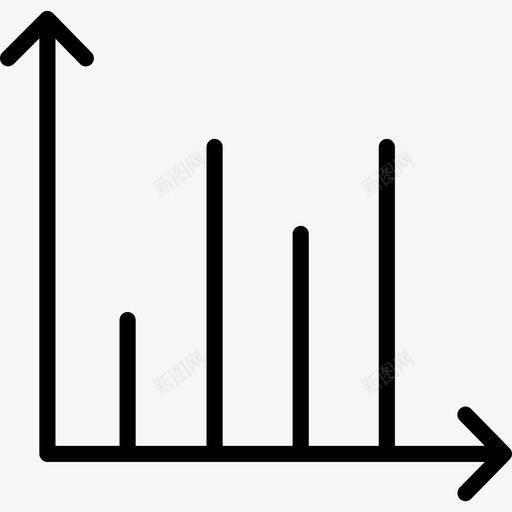 条形图金融和商业线性图标svg_新图网 https://ixintu.com 条形图 线性 金融和商业