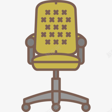 转椅家具和装饰图标图标