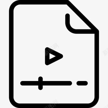 视频文件文件电影图标图标
