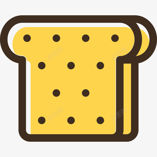 三明治食品线性颜色食品套装图标svg_新图网 https://ixintu.com 三明治 线性颜色食品套装 食品