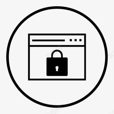 安全网站网络安全隐私图标图标