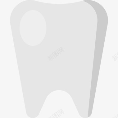 牙齿医疗元素集合2扁平图标图标