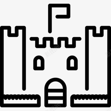 城堡皇室直系图标图标