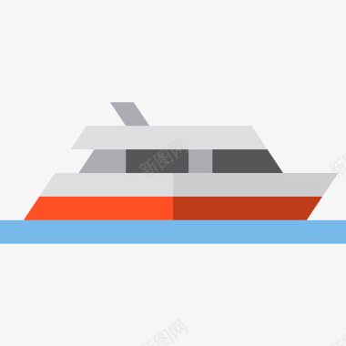 游艇交通工具旅游系列2图标图标