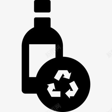 回收瓶回收图标图标