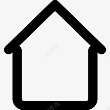 房子基本用户界面集线性图标图标