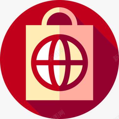 购物袋电子商务2扁平图标图标