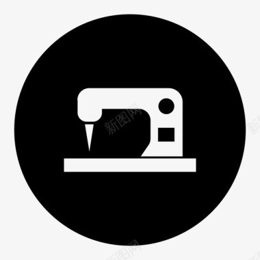 裁缝机时装缝纫机图标图标
