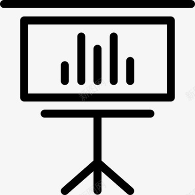 演示文稿学校图标集2线性图标