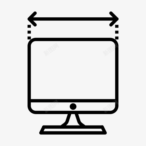 屏幕宽度显示分辨率屏幕分辨率图标svg_新图网 https://ixintu.com 屏幕分辨率 屏幕大小 屏幕宽度 显示分辨率 设计和响应设计
