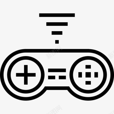 游戏板技术设备2线性图标图标