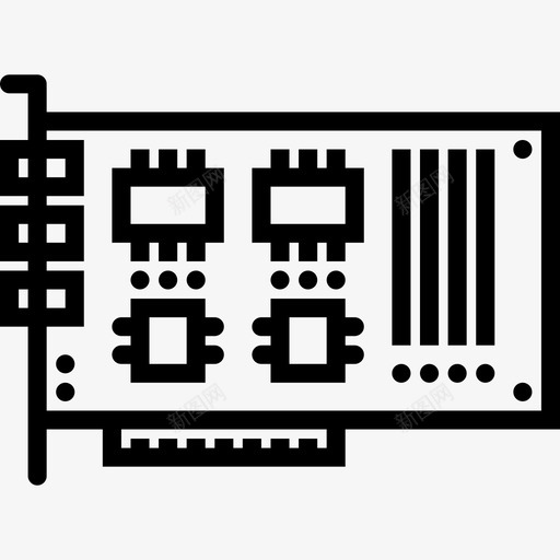 声卡技术收集线性图标svg_新图网 https://ixintu.com 声卡 技术收集 线性