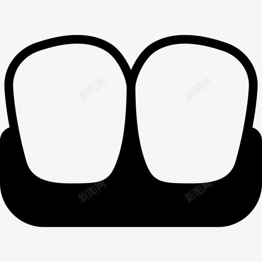 牙齿医疗收集2填充图标svg_新图网 https://ixintu.com 医疗收集2 填充 牙齿