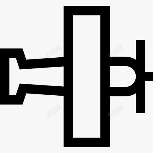 飞机运输收集直线运输图标svg_新图网 https://ixintu.com 直线运输 运输收集 飞机