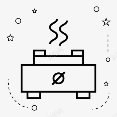 烹饪煤气厨房图标图标