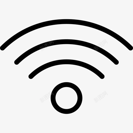 Wifi基本设置2线性图标svg_新图网 https://ixintu.com Wifi 基本设置2 线性