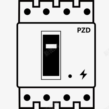 配电柜主断路器图标