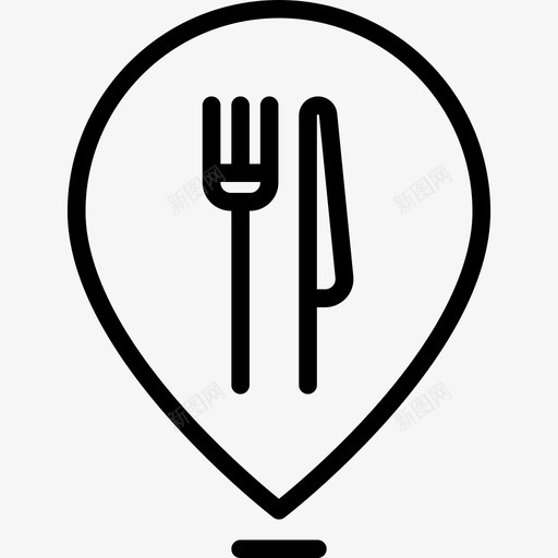 占位符餐厅元素2线性图标svg_新图网 https://ixintu.com 占位符 线性 餐厅元素2