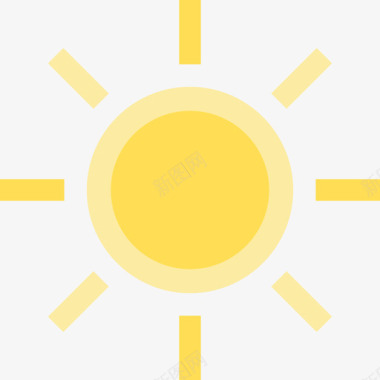 太阳夏至平平图标图标