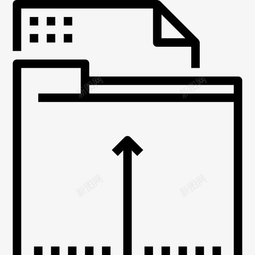 上传商业和技术收集线性图标svg_新图网 https://ixintu.com 上传 商业和技术收集 线性