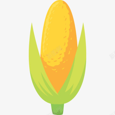 玉米食品农家元素系列图标图标