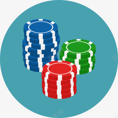 筹码赌博2圈平图标图标