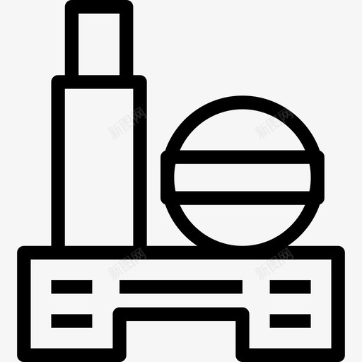工业建筑汇编线性图标svg_新图网 https://ixintu.com 工业 建筑汇编 线性