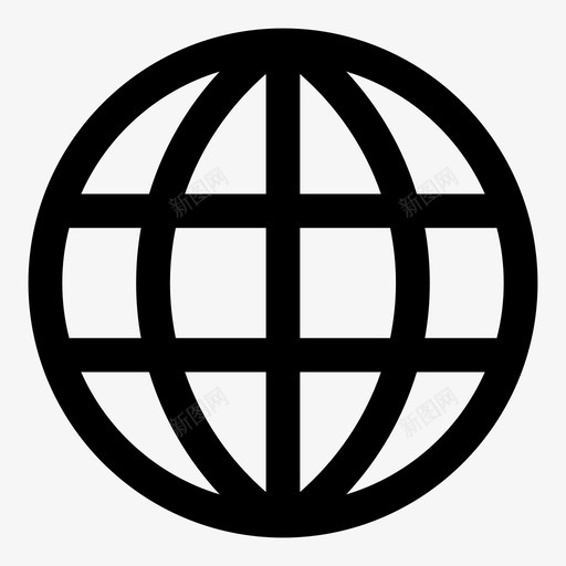 地球地图行星图标svg_新图网 https://ixintu.com 世界 地图 地球 球体 行星 货币