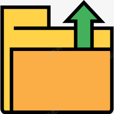 文件夹文本编辑器5线性颜色图标图标