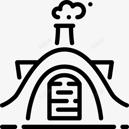 房子幻想线性图标svg_新图网 https://ixintu.com 幻想 房子 线性