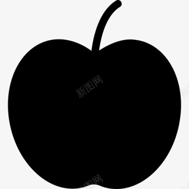 苹果食品图标系列填充图标