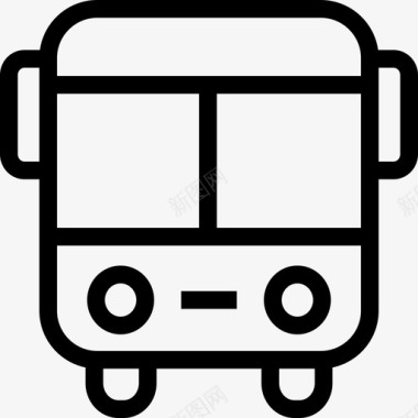公共汽车交通2直达图标图标