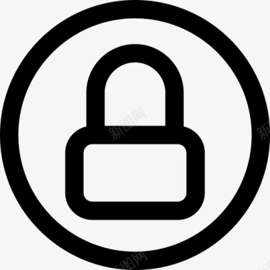挂锁web界面3线性图标图标