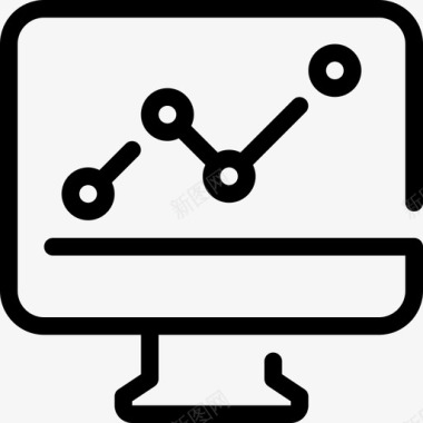 数据报告和分析计算机搜索引擎优化图标图标