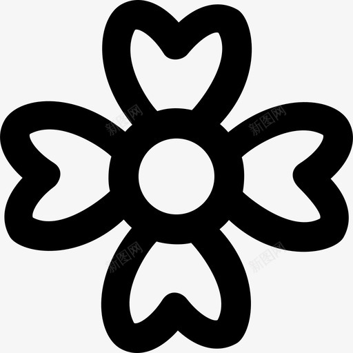 花朵自然图标系列醒目圆形svg_新图网 https://ixintu.com 自然图标系列 花朵 醒目圆形