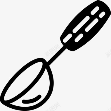 勺美食收藏灌装图标图标