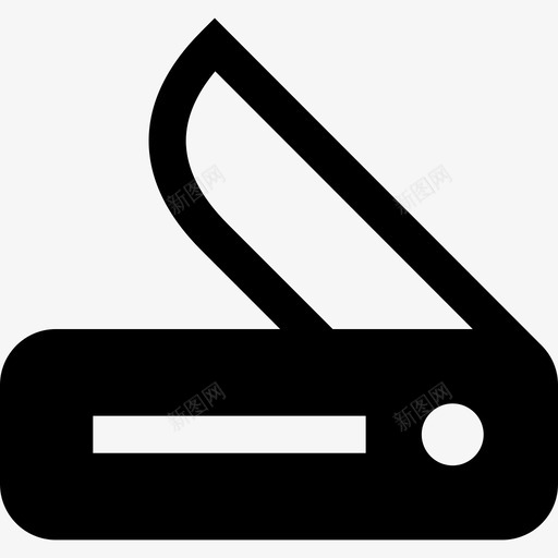 刀形刀冒险旅行系列填充图标svg_新图网 https://ixintu.com 冒险旅行系列 刀形刀 填充