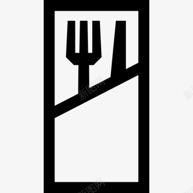 采购产品银色餐巾餐具折叠图标图标