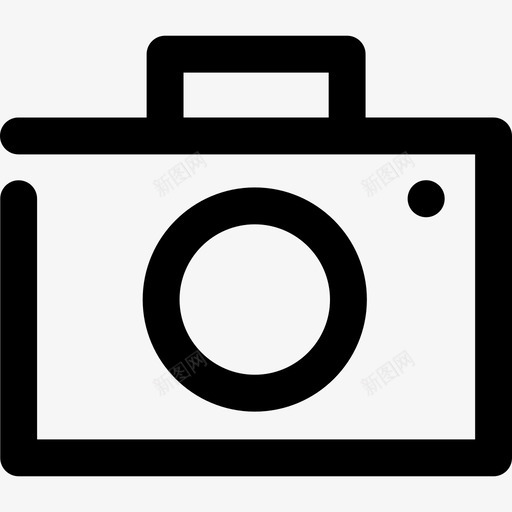照相摄像机平面2图标svg_新图网 https://ixintu.com 平面设计2 摄像机 照相 线性