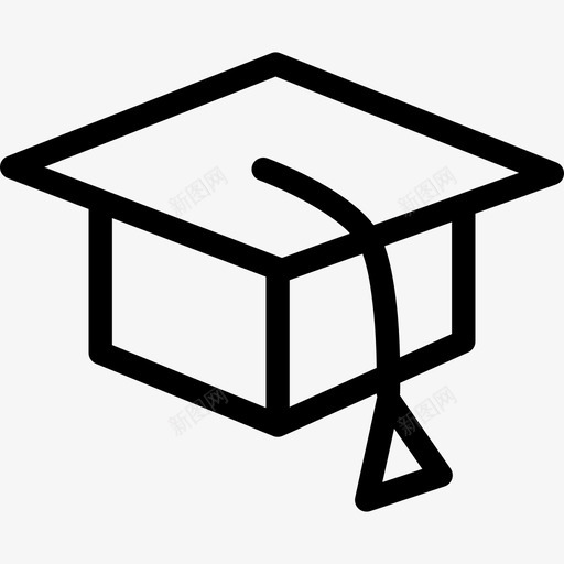 Mortarboard学校图标集线性svg_新图网 https://ixintu.com Mortarboard 学校图标集 线性