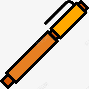 钢笔工具线颜色图标图标
