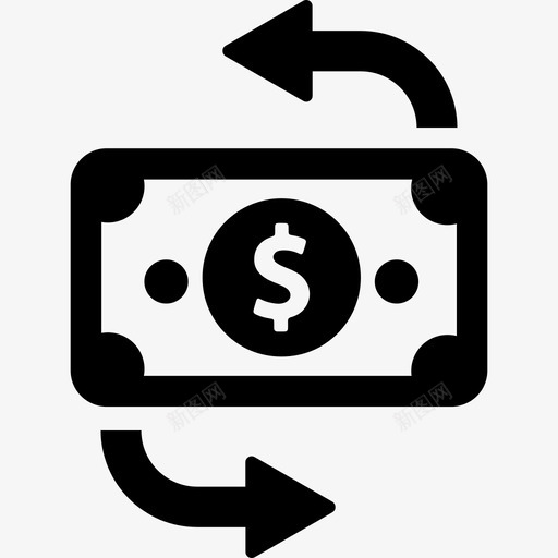 美元钞票财务状况可靠图标svg_新图网 https://ixintu.com 可靠 美元钞票 财务状况