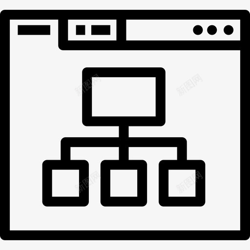 浏览器搜索引擎优化和在线营销2线性图标svg_新图网 https://ixintu.com 搜索引擎优化和在线营销2 浏览器 线性