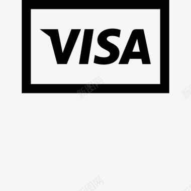 Visa电子商务托收2直系图标图标