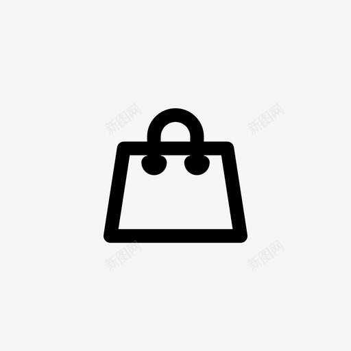手袋篮子箱子图标svg_新图网 https://ixintu.com 基本用户界面元素 手袋 箱子 篮子 购物 购物袋 钱包